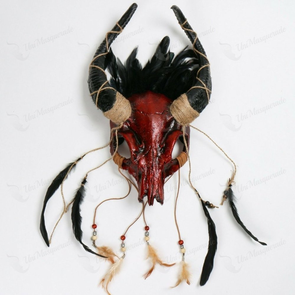 Devil Animal Skull Headpiece Costume Masquerade